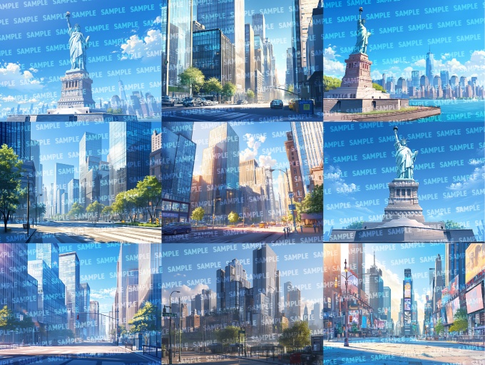 【背景150枚】アメリカ(ゲーム/TRPG/CoC/ココフォリア)