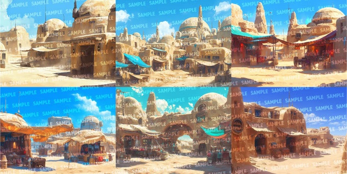 【背景180枚】砂の惑星|差分あり(ゲーム/TRPG/CoC/ココフォリア)