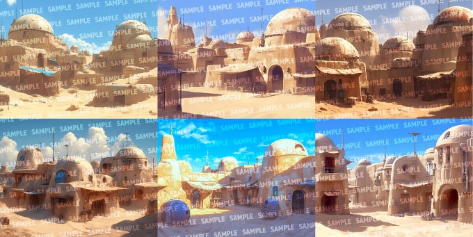 【背景180枚】砂の惑星|差分あり(ゲーム/TRPG/CoC/ココフォリア)