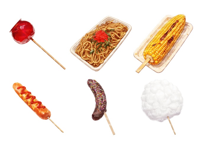 【透過素材30点】夏アイテム(png)