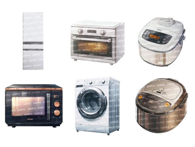 【透過素材40点】家電(png)