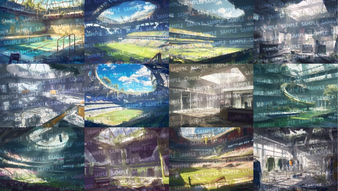 【背景300枚】大型施設の廃墟|差分あり(ゲーム/TRPG/CoC/ココフォリア)