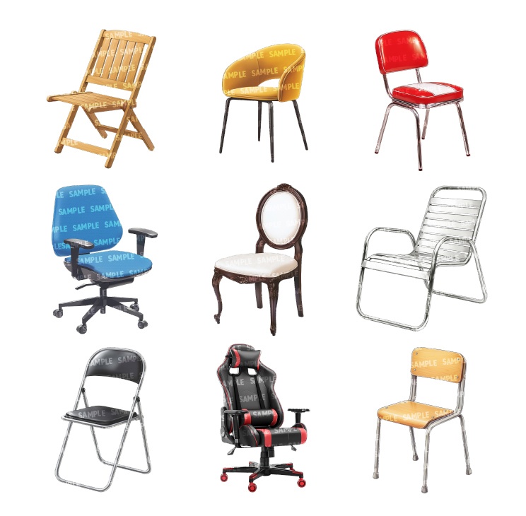 【透過素材60点】椅子(png)