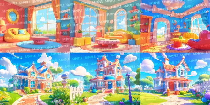 【背景150枚】トイワールド(ゲーム/TRPG/CoC/ココフォリア)