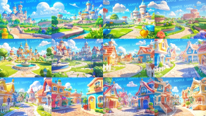 【背景150枚】トイワールド(ゲーム/TRPG/CoC/ココフォリア)