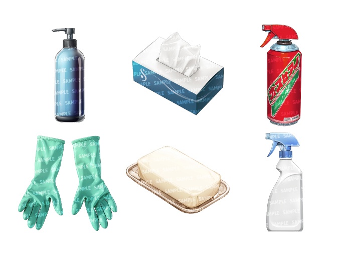 【透過素材40点】日用品(png)