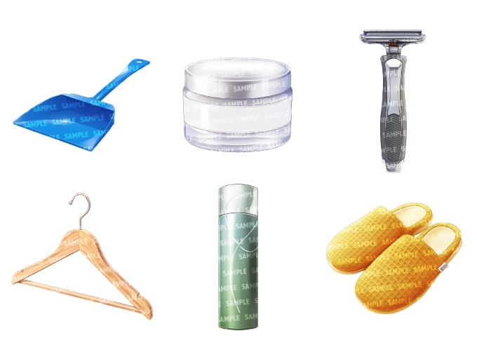 【透過素材40点】日用品(png)