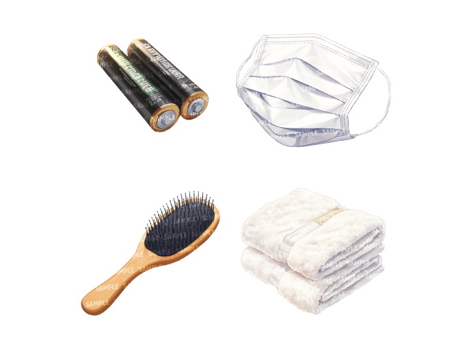 【透過素材40点】日用品(png)