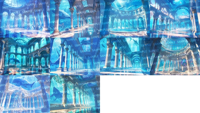 【背景50枚】アトランティス(ゲーム/TRPG/CoC/ココフォリア)