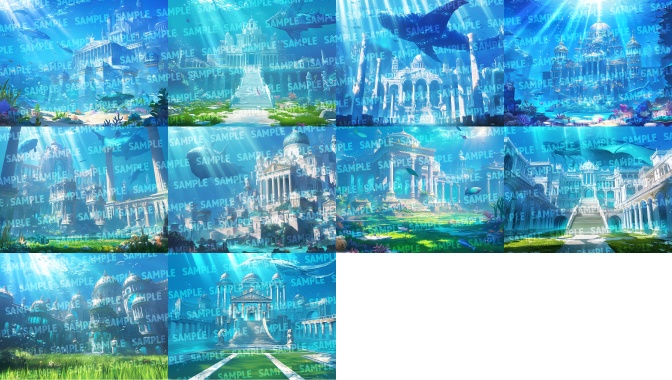 【背景50枚】アトランティス(ゲーム/TRPG/CoC/ココフォリア)