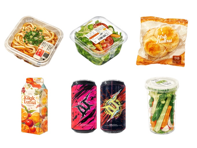 【透過素材60点】インスタント食品(png)