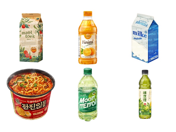 【透過素材60点】インスタント食品(png)