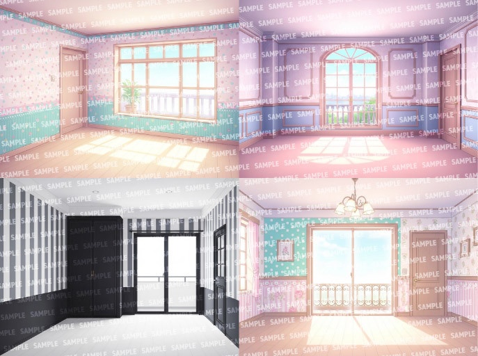 【背景200枚】空室(ゲーム/TRPG/CoC/ココフォリア)