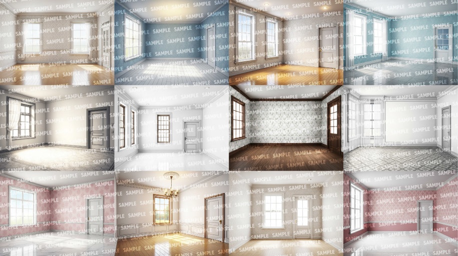 【背景200枚】空室(ゲーム/TRPG/CoC/ココフォリア)