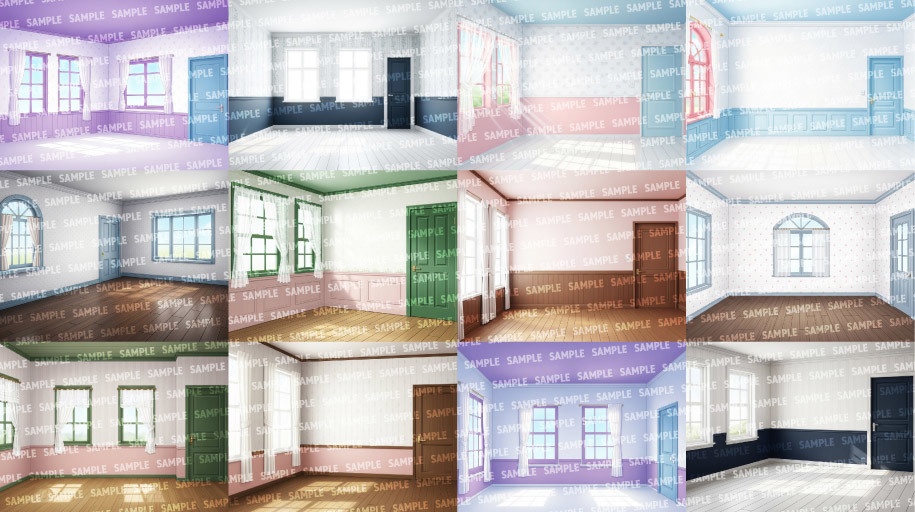 【背景200枚】空室(ゲーム/TRPG/CoC/ココフォリア)