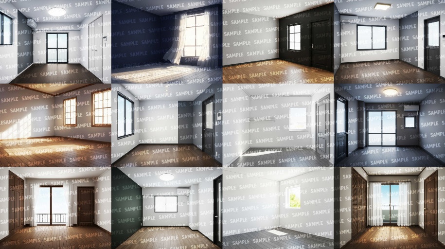 【背景200枚】空室(ゲーム/TRPG/CoC/ココフォリア)