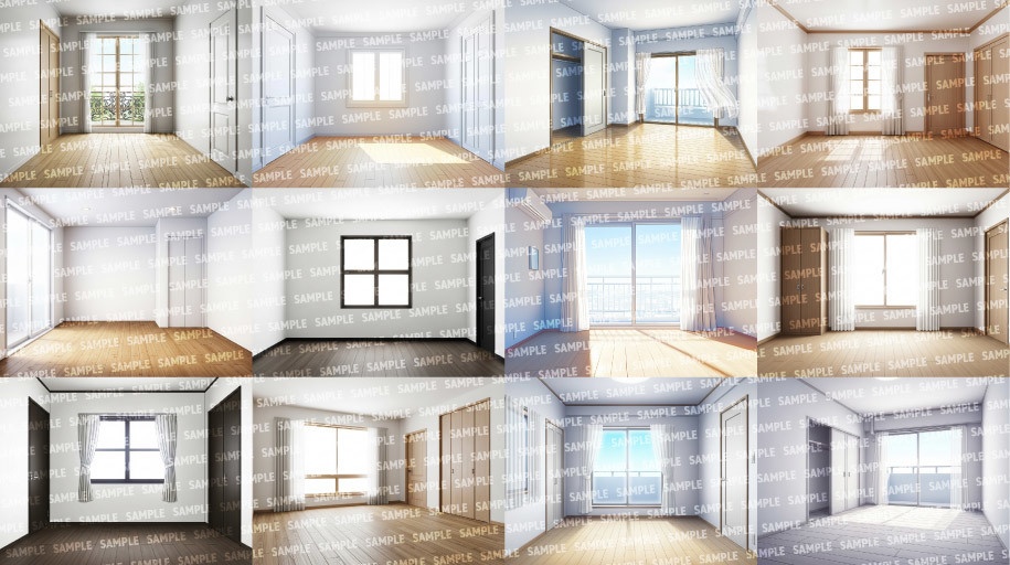 【背景200枚】空室(ゲーム/TRPG/CoC/ココフォリア)