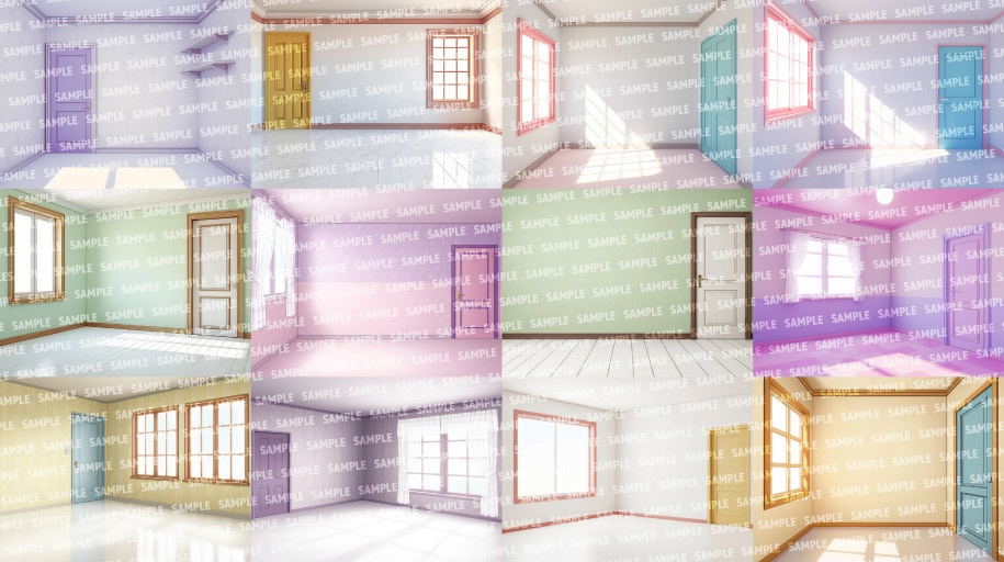 【背景200枚】空室(ゲーム/TRPG/CoC/ココフォリア)