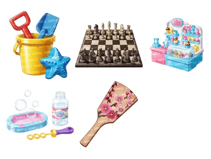 【透過素材50点】おもちゃ(png)