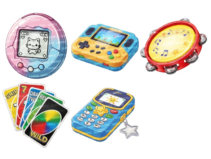 【透過素材50点】おもちゃ(png)