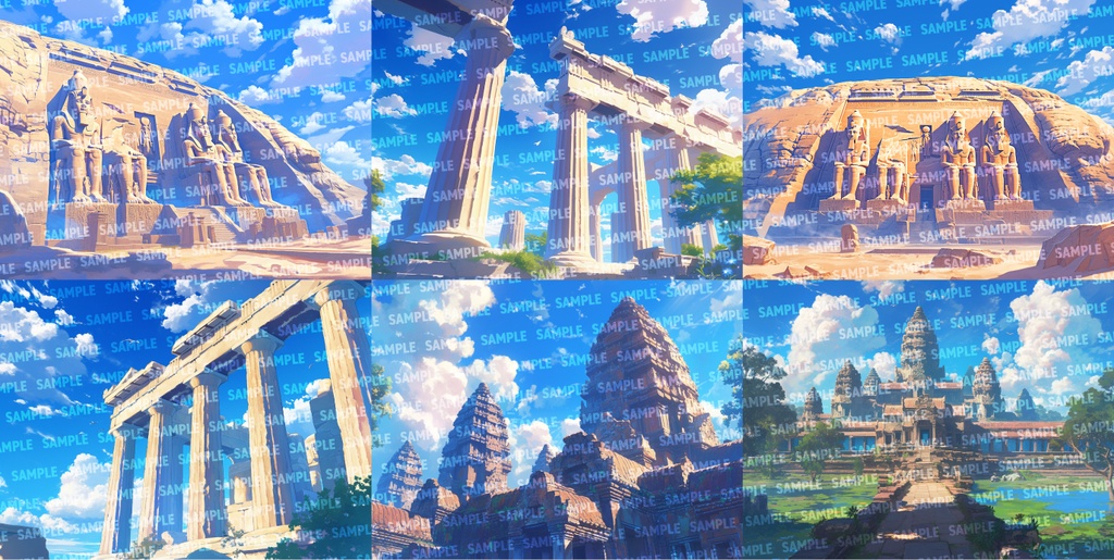 【背景200枚】世界遺産風|差分あり(ゲーム/TRPG/CoC/ココフォリア)