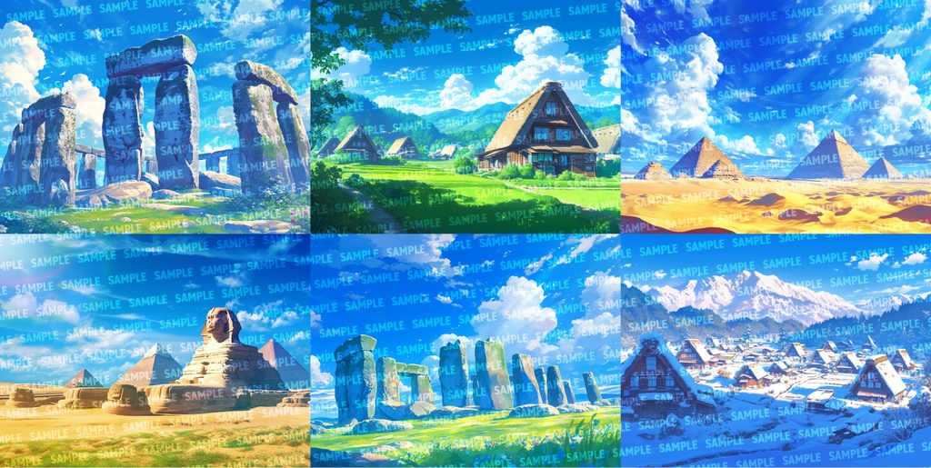【背景200枚】世界遺産風|差分あり(ゲーム/TRPG/CoC/ココフォリア)