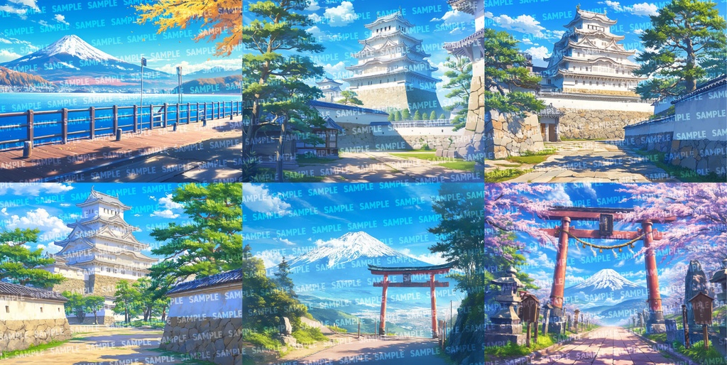 【背景180枚】観光地(ゲーム/TRPG/CoC/ココフォリア)
