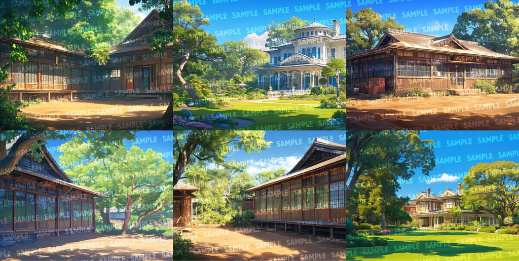 【背景150枚】明治・大正風|差分あり(ゲーム/TRPG/CoC/ココフォリア)