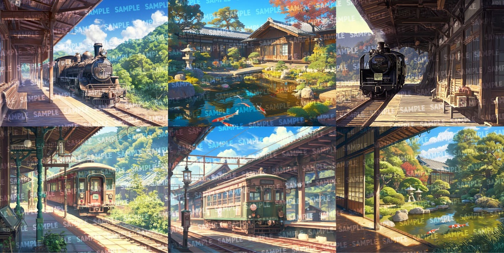 【背景150枚】明治・大正風|差分あり(ゲーム/TRPG/CoC/ココフォリア)