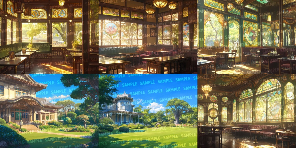 【背景150枚】明治・大正風|差分あり(ゲーム/TRPG/CoC/ココフォリア)