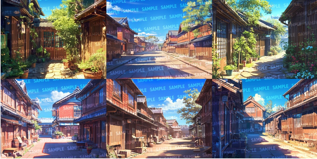 【背景150枚】明治・大正風|差分あり(ゲーム/TRPG/CoC/ココフォリア)