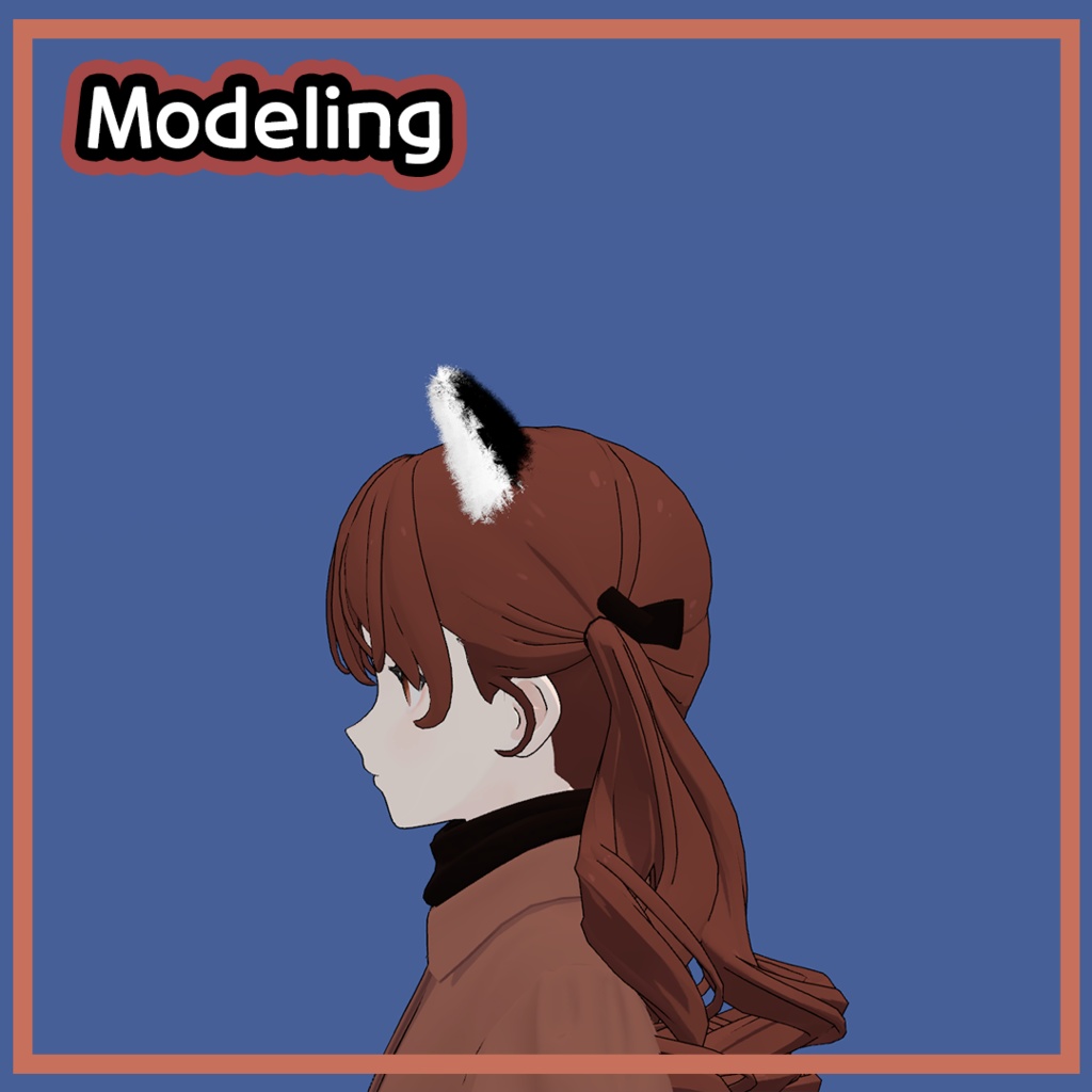 【VRCHAT用】 Lesser Panda Ears