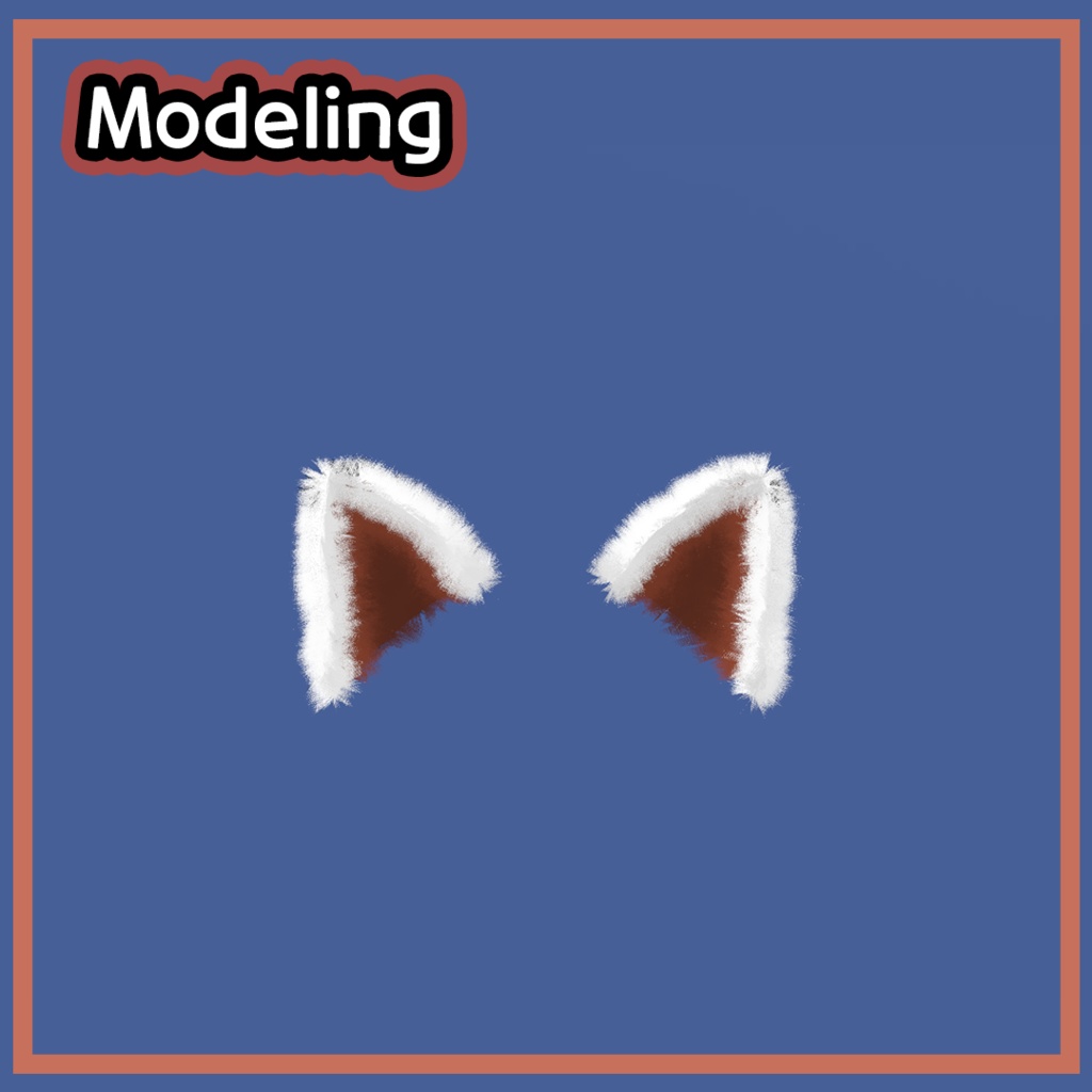 【VRCHAT用】 Lesser Panda Ears
