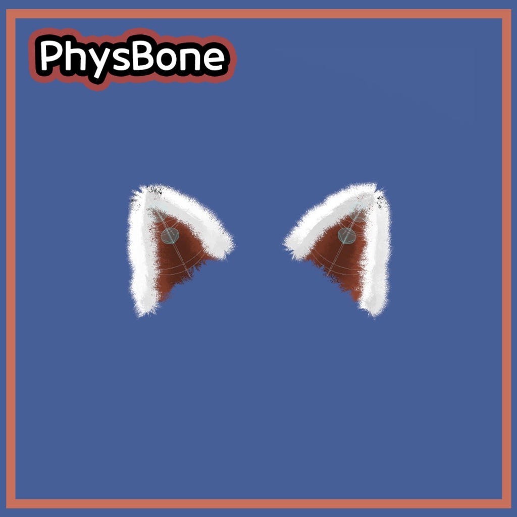 【VRCHAT用】 Lesser Panda Ears