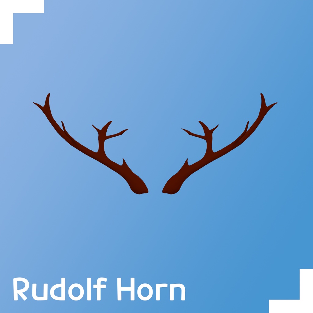 【VRCHAT用】 Rudolf Set