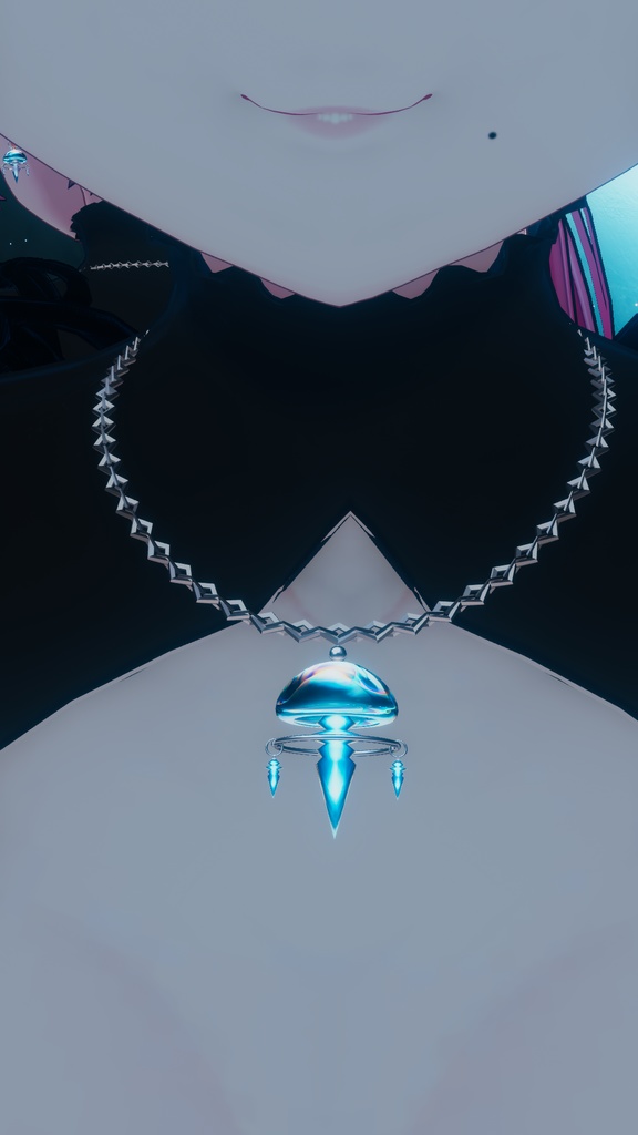 【VRC想定】クラゲアクセサリー