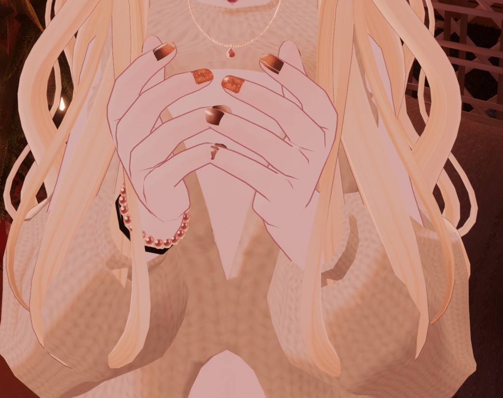 【VRC対応】冬服編み込みニット