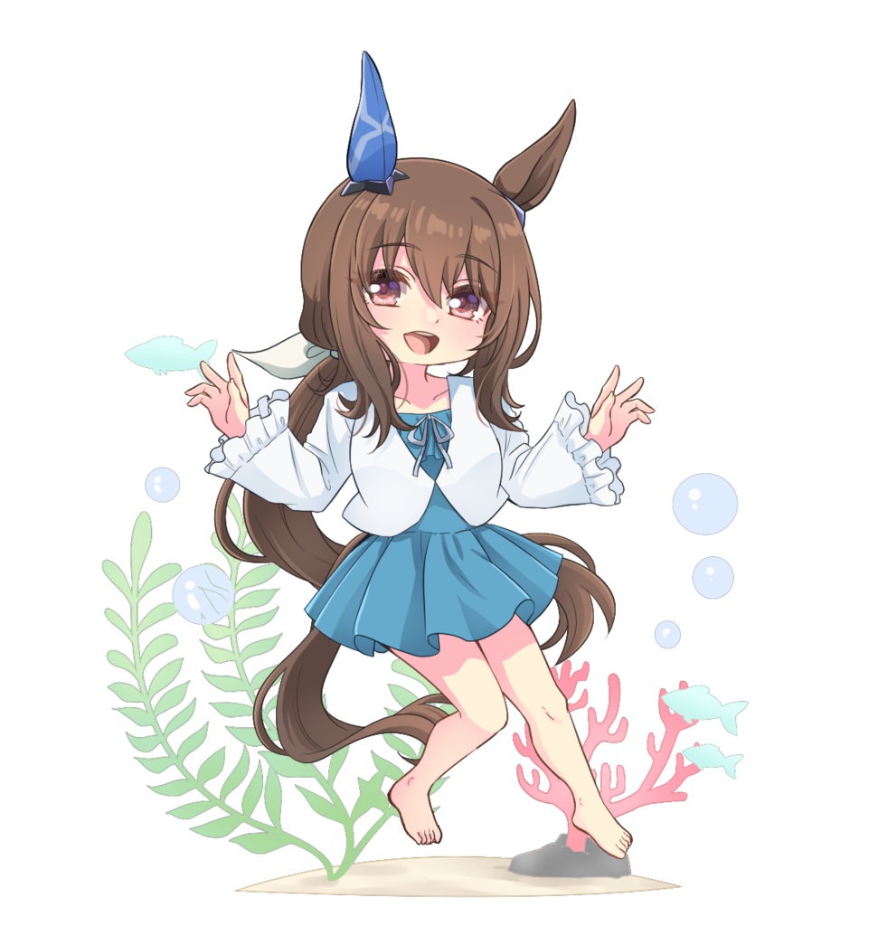 ミニアクリルスタンド　水着アヤベ