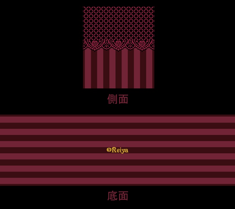 【再アップ】+薔薇と恋文+ペンケース(ワイン)