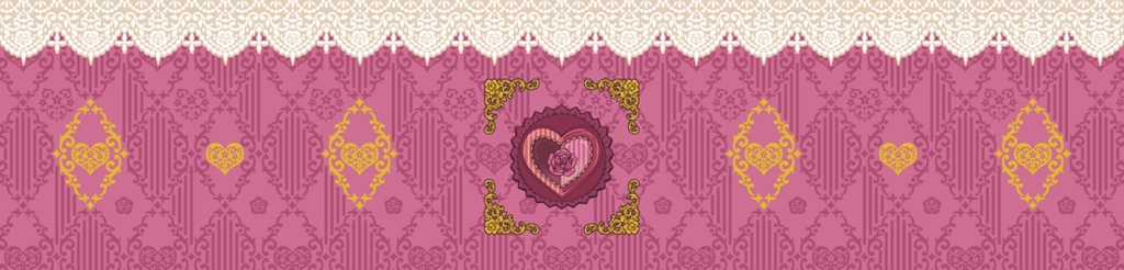 【再アップ】+薔薇と恋文+ペンケース(ピンク)