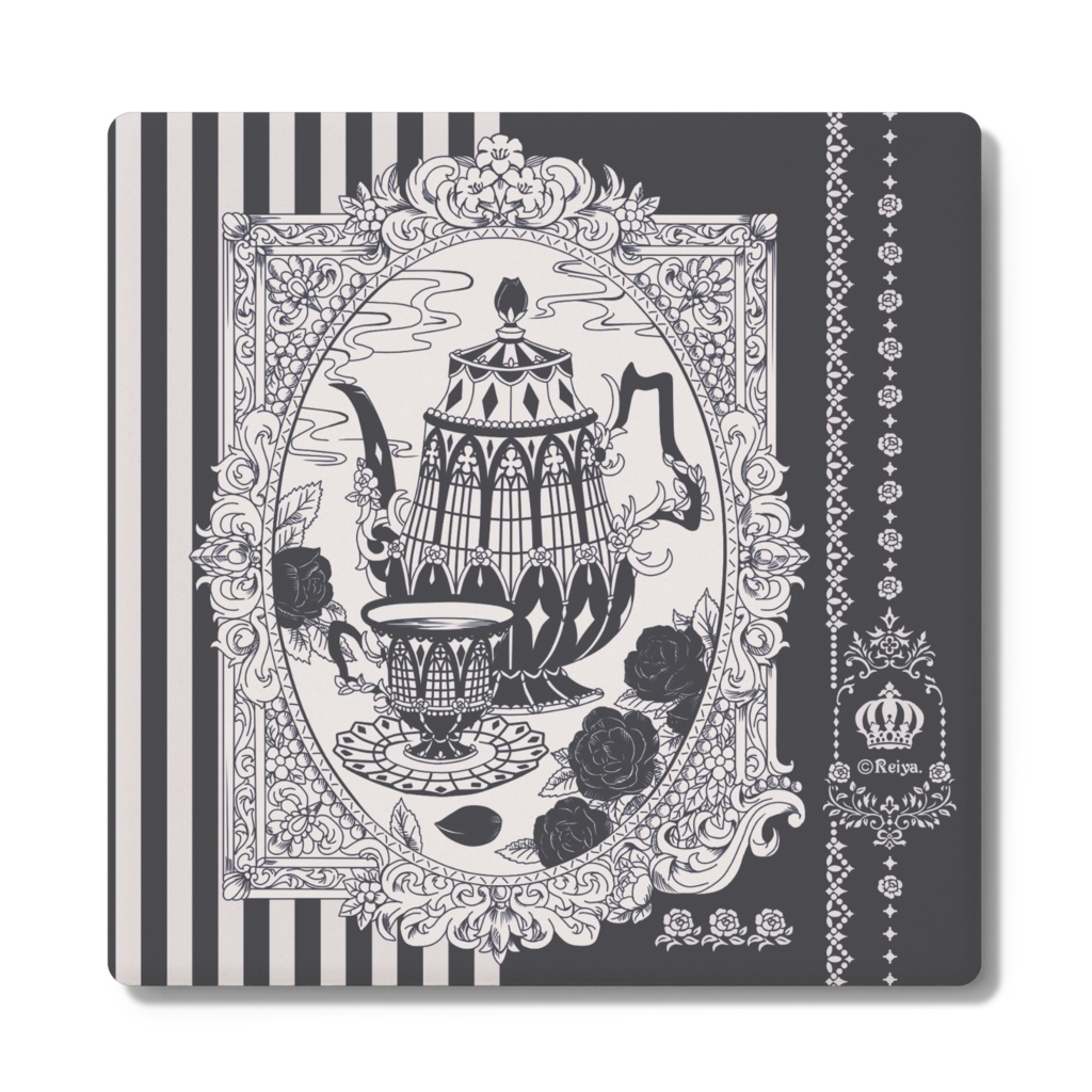 「お茶会」コースター