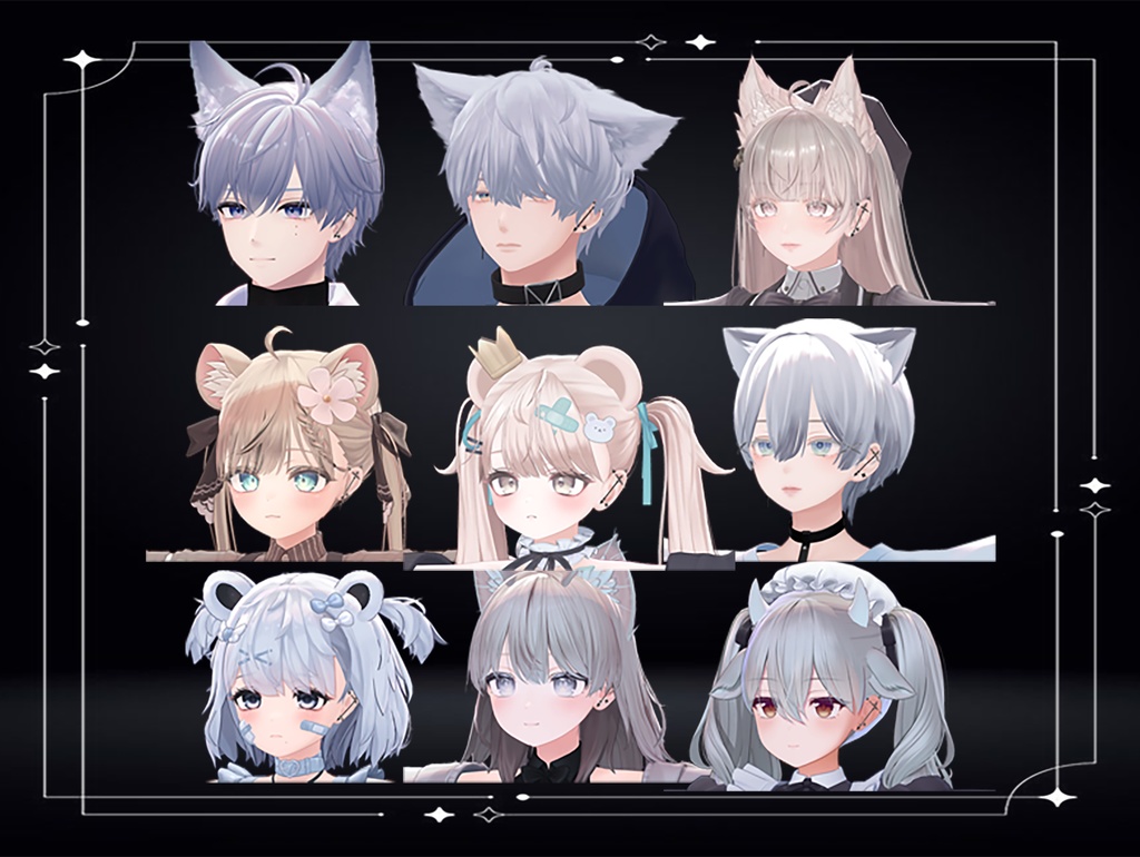 【10アバター対応】【MA対応】Cross C² Pierce-クロス C² ピアース