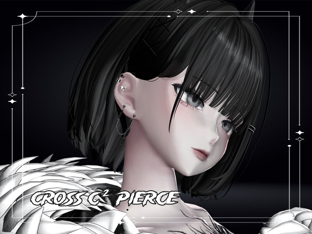 【10アバター対応】【MA対応】Cross C² Pierce-クロス C² ピアース