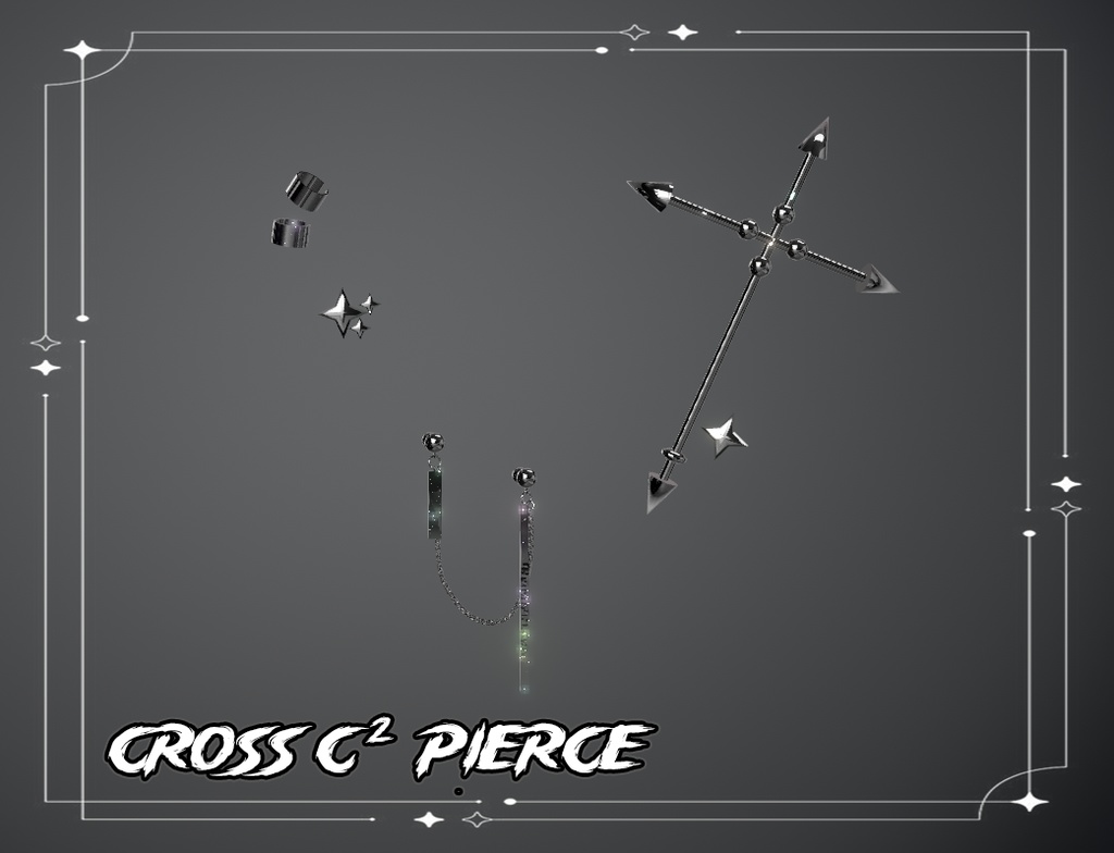 【10アバター対応】【MA対応】Cross C² Pierce-クロス C² ピアース image