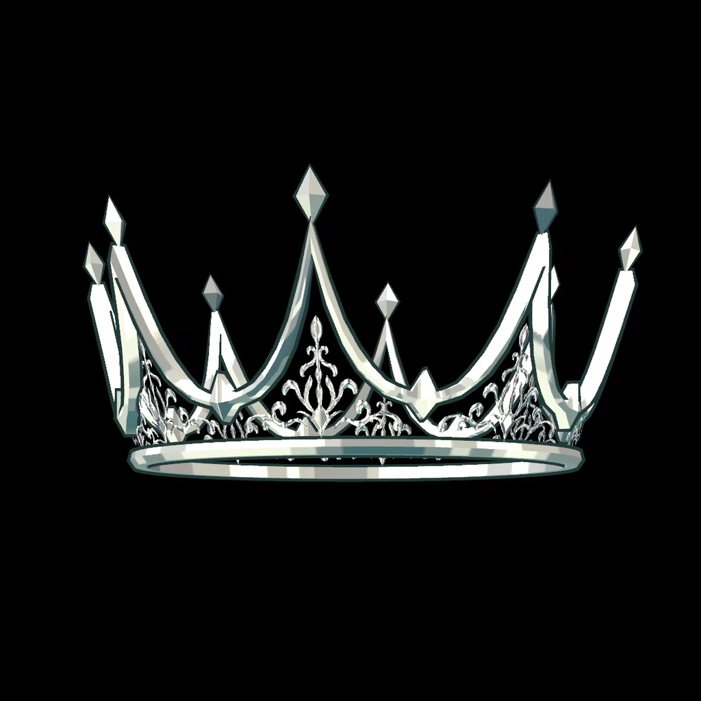 【VRC想定】冠 シェーダーアニメーション付き