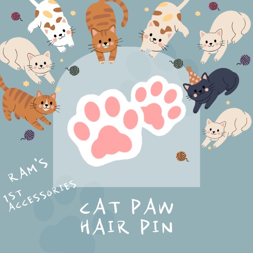 ❣Cat Paw Hair pin❣