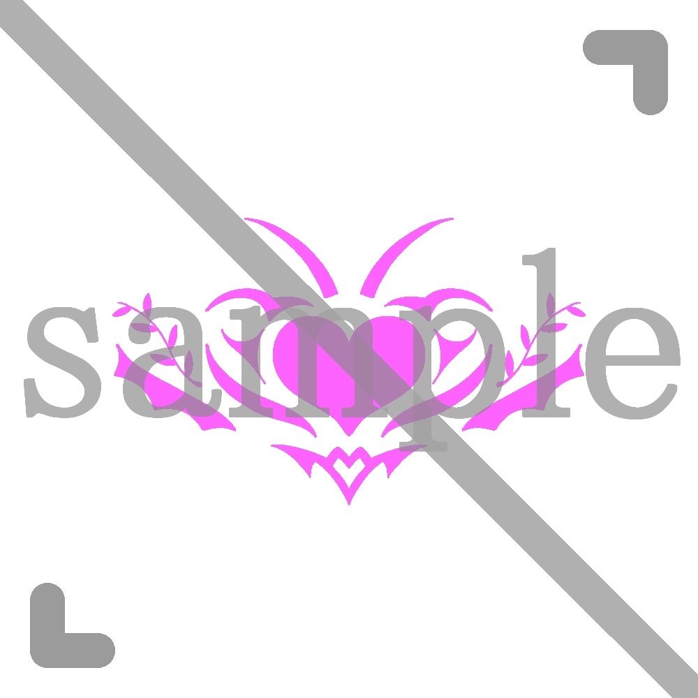 【VRC向け商品】発光用テクスチャ入り!シンプルな淫紋