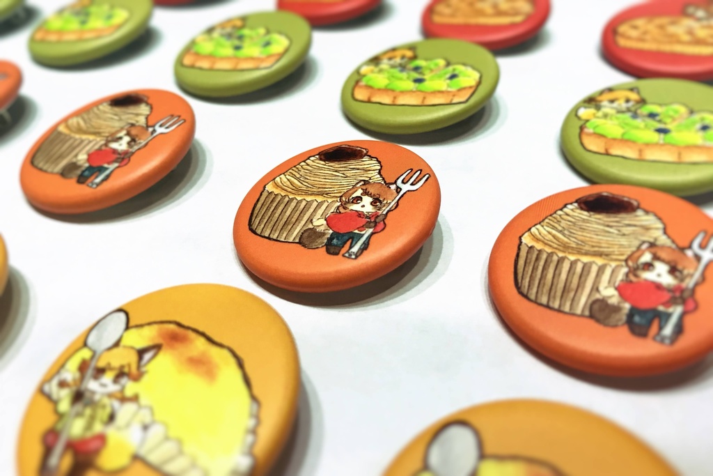 autumn sweets 缶バッジ