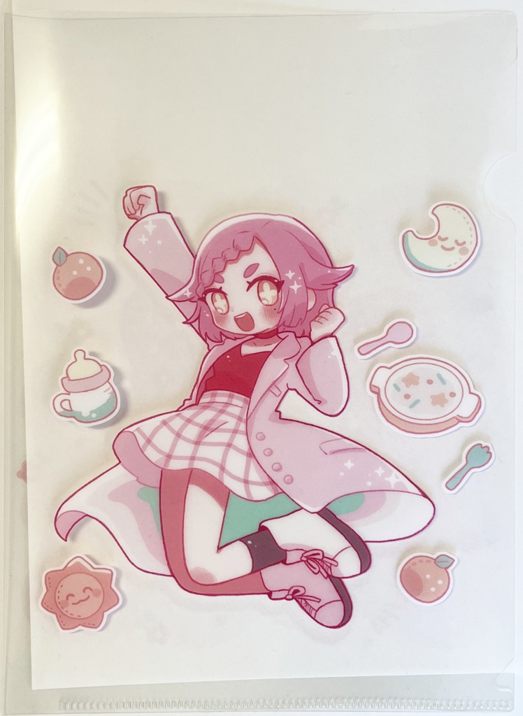 日向ひみ A5クリアファイル BOOTH開設記念品