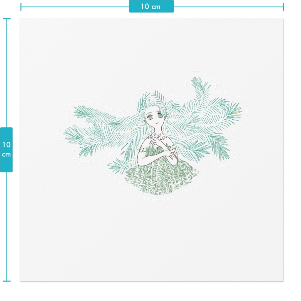 【forest lady】ステッカー